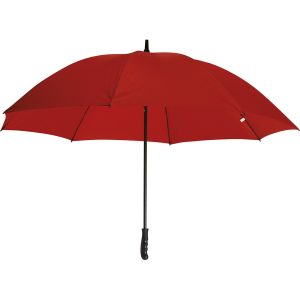 OMBRELLO WINDPROOF MAXI 30” IN FIBRA DI VETRO E PONGEE 190T asta e raggi in fibra di vetro con manico e puntale in plastica. Sistema di sicurezza anti-vento. Fodera in pongee.