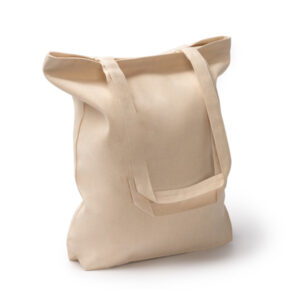 Borsa con zip 38x42x9 in cotone 230 g/m²